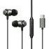 Joyroom JR-EC06 Type C Wired Metal Earphones (Black/Silver/Dark Grey)